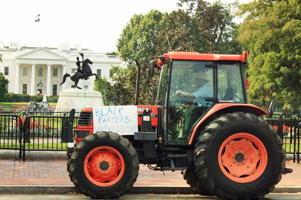 Tractor at the White House